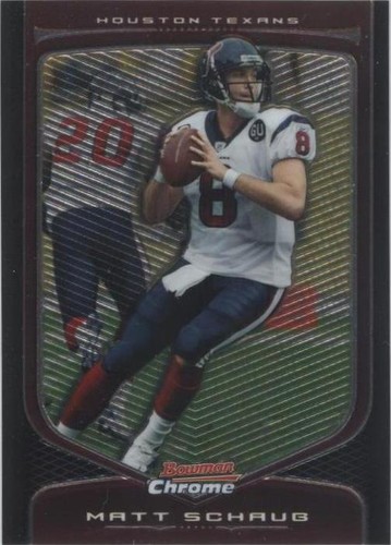 2009 Bowman Chrome Matt Schaub #18