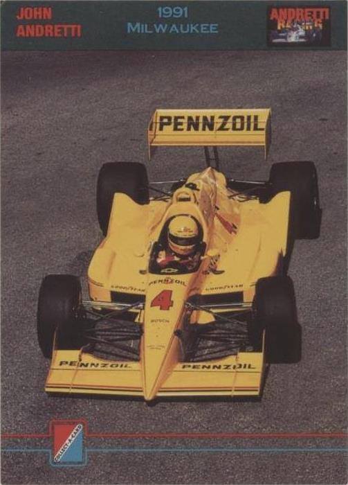 1992 Collect-A-Card Andretti Racing - John Andretti #40