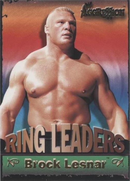 2003 Fleer WWE Aggression - Brock Lesnar #3 RL