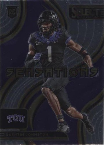 2023 Panini Select Draft Picks Quentin Johnston #SEN-QJ