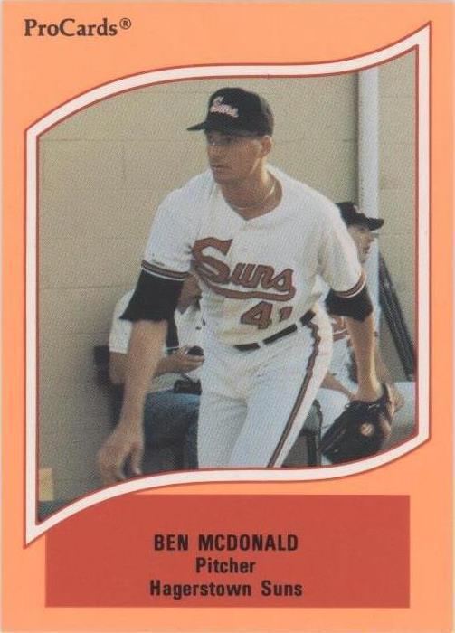 Estrellas de ligas menores ProCards A & AA 1990 - Ben McDonald #2