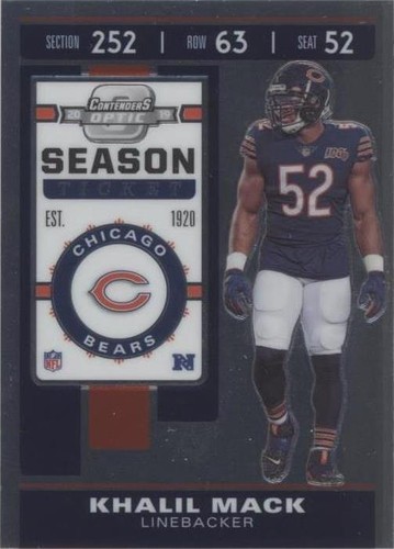 2019 Panini Contenders Optic Khalil Mack #64