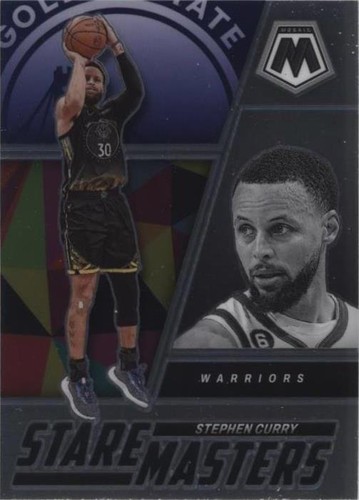 2022-23 Panini Mosaic Basketball Stephen Curry #92 Blue