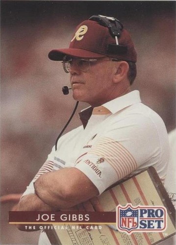 1992 Pro Set Joe Gibbs #90