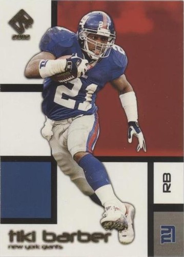2002 Pacific Private Stock Reserve Tiki Barber #64
