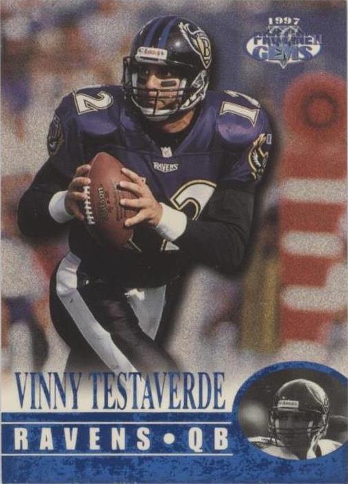 1997 Pro Line Gems Vinny Testaverde #41