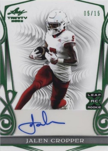 2023 Leaf Trinity Jalen Cropper #BA-JC2