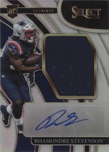 2021 Panini Select Rhamondre Stevenson #JRS-RST