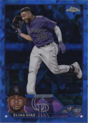 2024 Topps Chrome Elias Diaz COLORADO ROCKIES xfractor #287