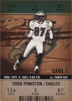 2003 Fleer Authentix Todd Pinkston #86