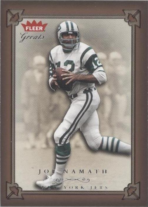 2004 Fleer Greats Joe Namath #5
