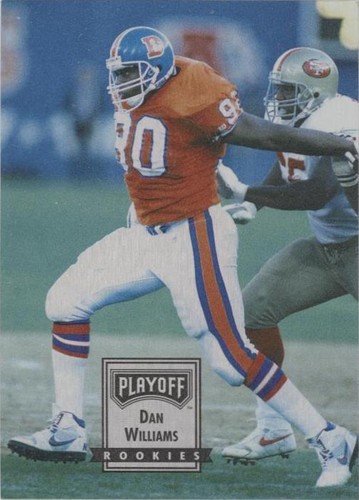 1993 Playoff Contenders Dan Williams #134