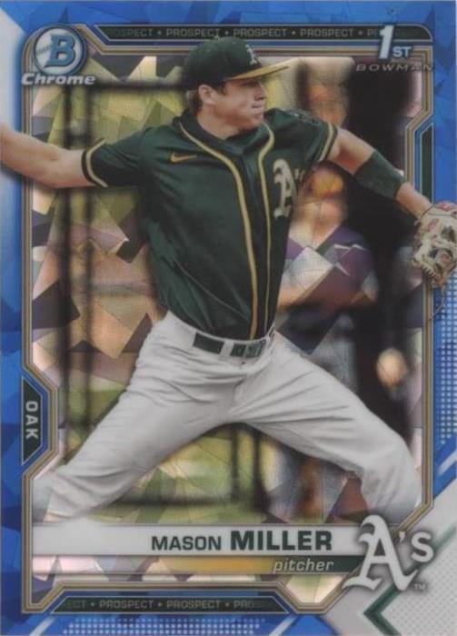 2021 Bowman Chrome Draft Sapphire Edition - Mason Miller #BDC-85