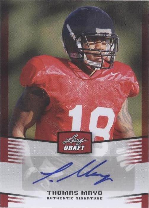 2012 Leaf Draft Thomas Mayo #TM1