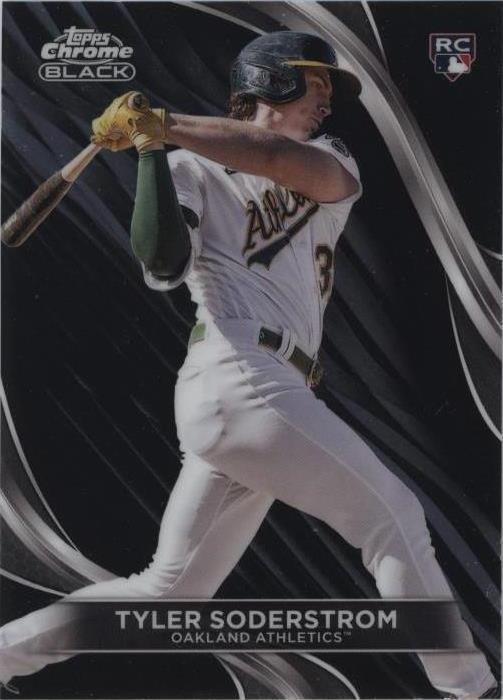 2024 Topps Chrome Black - Tyler Soderstrom #80