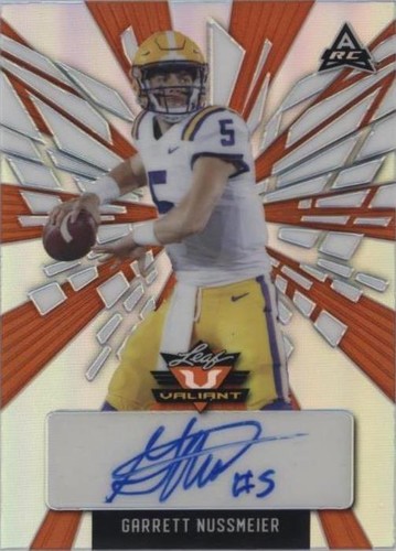 2022 Leaf Valiant Garrett Nussmeier #BA-GN1