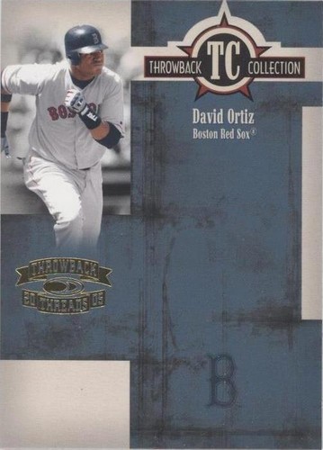 2005 Donruss Throwback Threads - David Ortiz #TC-60