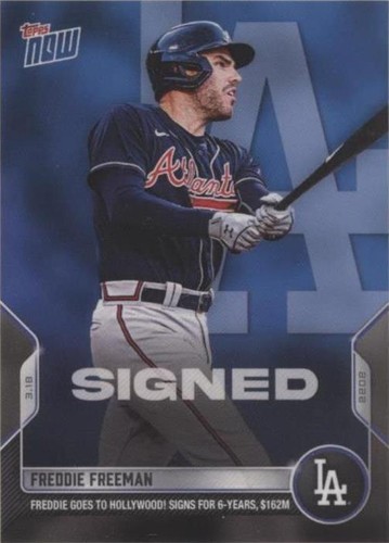 2022 Topps Now - Freddie Freeman #ST-9