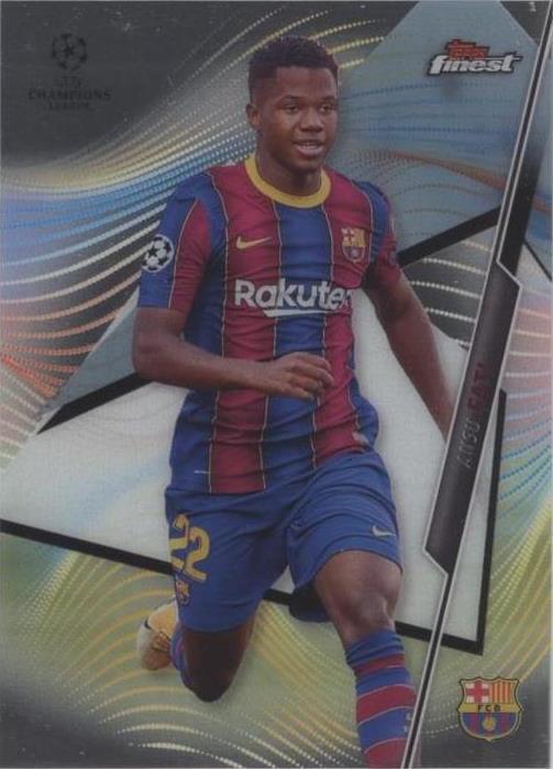 2020-21 Topps Finest UCL Ansu Fati #47 for sale | eBay