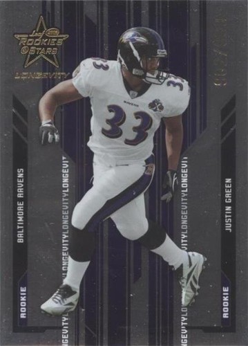 2005 Leaf Rookies & Stars Longevity Justin Green #166