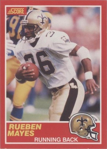 1989 Score Rueben Mayes #144