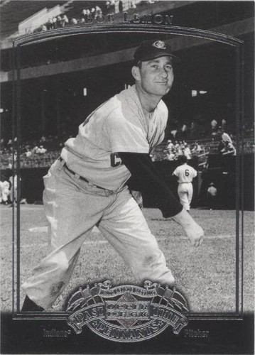 2005 Upper Deck Past Time Pennants - Bob Lemon #8