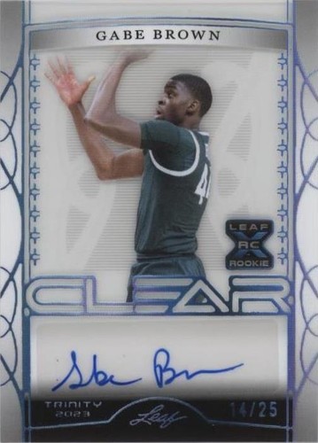 2022-23 Leaf Trinity - Gabe Brown #CA-GB1