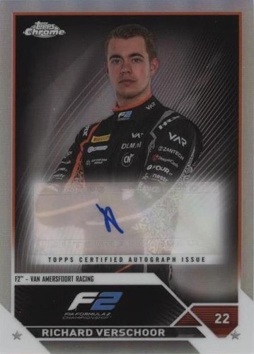 2023 Topps Chrome Formula 1 - Richard Verschoor #CAC-RV