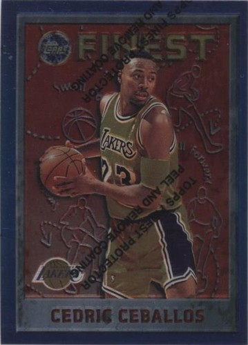1995-96 Topps Finest - Cedric Ceballos #35