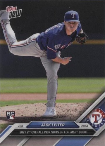 Jack Leiter 2024 MLB TOPPS NOW 94 MLB DEBUT | eBay