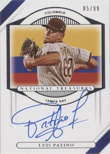 2021 Panini National Treasures - Luis Patino #IT-LP