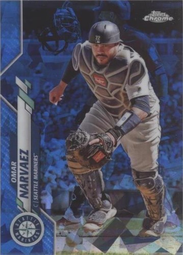 2020 Topps Chrome Sapphire Edition - Omar Narvaez #318