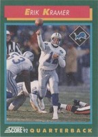 1992 Score Erik Kramer #247