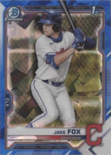2021 Bowman Chrome Draft Sapphire Edition - Jake Fox #BDC-102