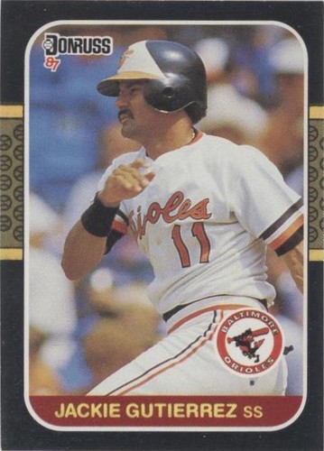 1987 Donruss - Jackie Gutierrez #601