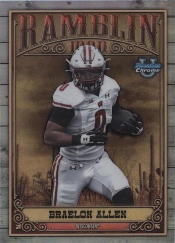 2023 Bowman University Chrome Braelon Allen #RM-4