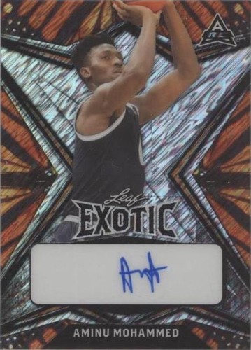 2022-23 Leaf Exotic - Aminu Mohammed #BA-AM1
