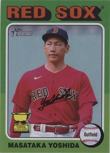 2024 Topps Heritage #292 MASATAKA YOSHIDA Boston Red Sox