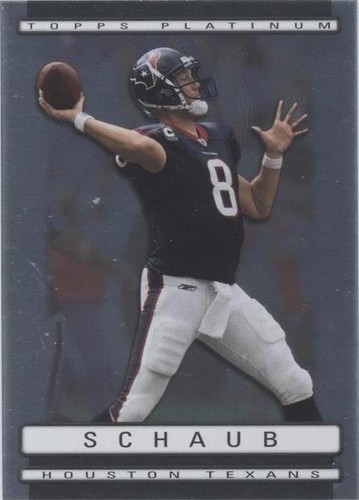 2009 Topps Platinum Matt Schaub #15
