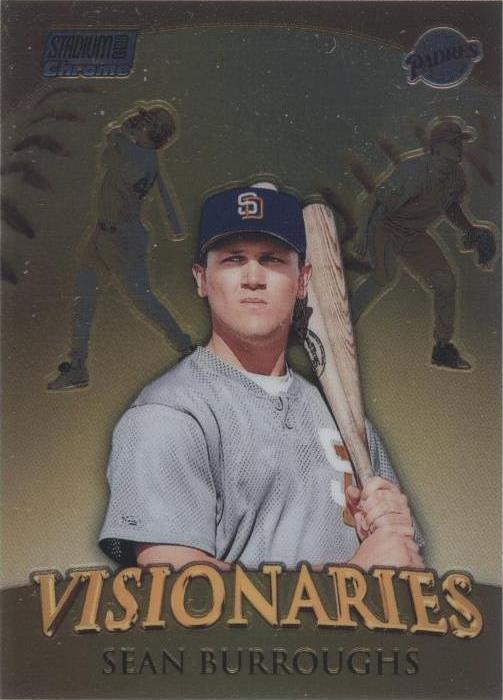 Topps Stadium Club 2000 cromado - Sean Burroughs #V12