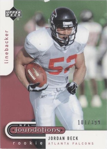 2005 Upper Deck NFL Foundations Jordan Beck #139