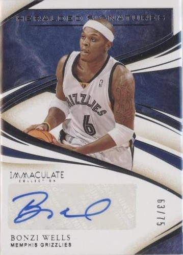 2019-20 Panini Immaculate Collection - Bonzi Wells #HS-BWL