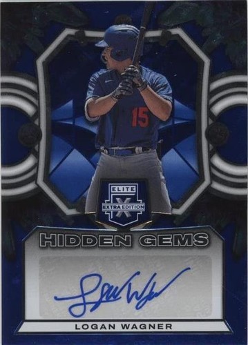 2023 Panini Elite Extra Edition - Logan Wagner #HG-LWG