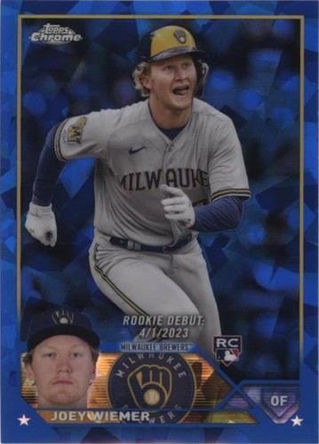 2023 Topps Chrome Update Series Sapphire Edition - Joey Wiemer #USCS316
