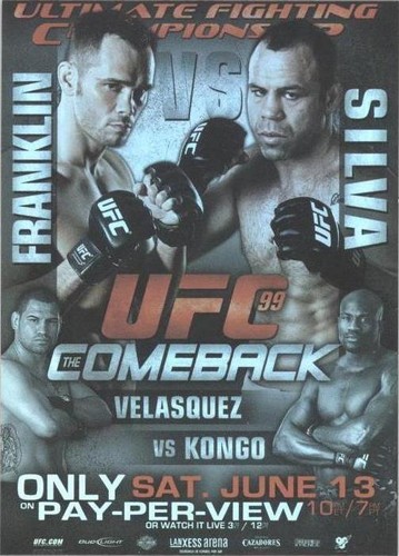 2010 Topps UFC Series 4 - Cain Velasquez Cheick Kongo Rich Franklin #FPR-UFC99