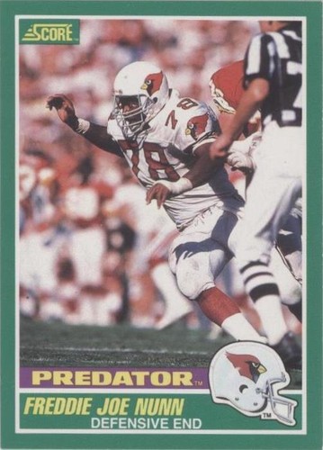 1989 Score Freddie Joe Nunn #320