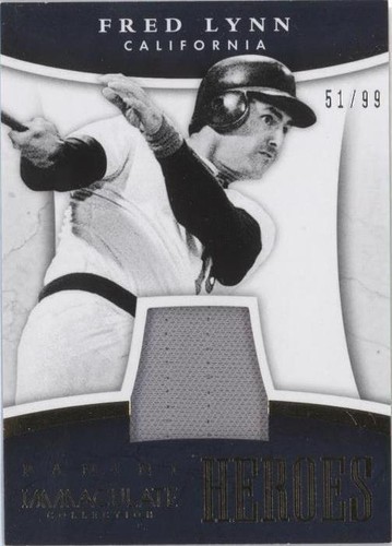 2015 Panini Immaculate Collection - Fred Lynn #12