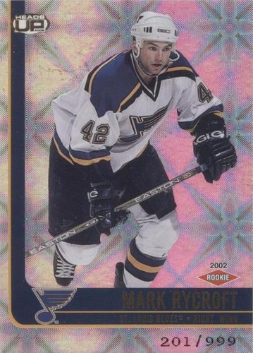 2001-02 Pacific Heads Up - Mark Rycroft #117