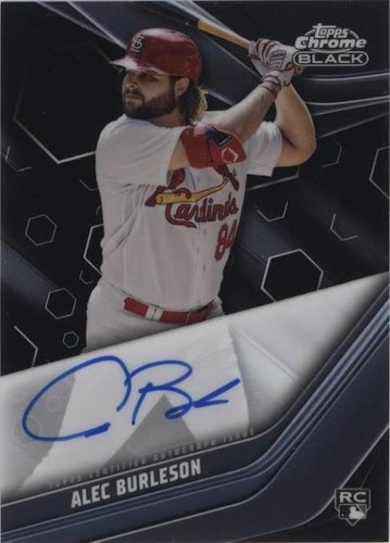 2023 Topps Chrome Black - Alec Burleson #CBA-ABU