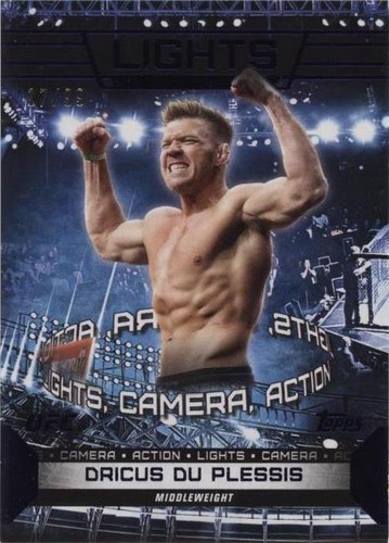 2024 Topps UFC Knockout - Dricus Du Plessis #LTS-4